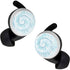 Blue and White Tie Dye Google Pixel Buds Skin